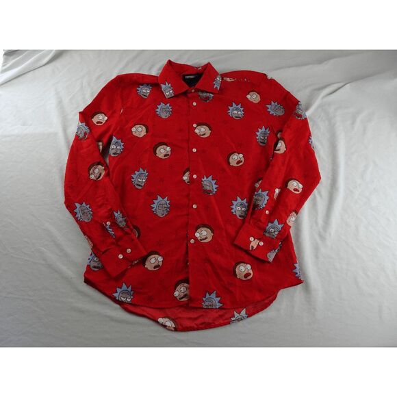 Suitmeister Rick & Morty Button up Shirt Size M - Picture 3 of 9